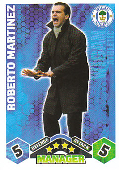 Roberto Martinez Wigan Athletic 2009/10 Topps Match Attax Manager #445